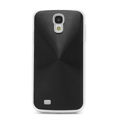 Samsung Galaxy S4 i9505 plastikinis cd stiliaus juodas dėklas (dėkliukas, nugarėlė) (Samsung Galaxy S IV i9505, i9500, i9502 dėk