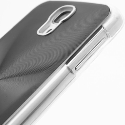 Samsung Galaxy S4 i9505 plastikinis cd stiliaus juodas dėklas (dėkliukas, nugarėlė) (Samsung Galaxy S IV i9505, i9500, i9502 dėk