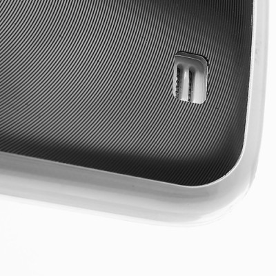 Samsung Galaxy S4 i9505 plastikinis cd stiliaus juodas dėklas (dėkliukas, nugarėlė) (Samsung Galaxy S IV i9505, i9500, i9502 dėk