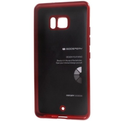 HTC U Ultra (Ocean Note) Mercury sarkans cieta silikona (TPU) apvalks / vacins.lv