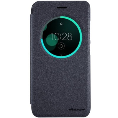 Asus Zenfone 3 5.5 (ZE552KL) „Nillkin“ Sparkle atvēramais pelēks maciņš / Vacins.lv