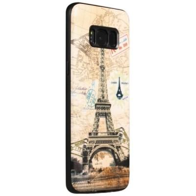 „My Colors“ Samsung Galaxy S8 (G950) krāsains cieta silikona apvalks Eifelis / Vacins.lv