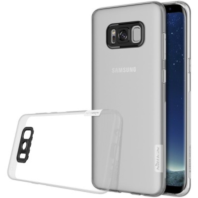Samsung Galaxy S8 (G950) Nillkin Nature plonas skaidrus (permatomas) silikoninis TPU bespalvis dėklas / Priedai.lt