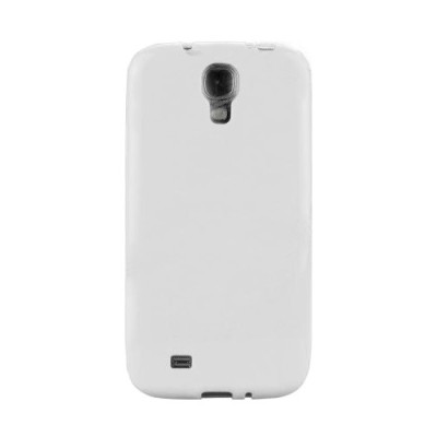 Samsung Galaxy S4 i9505 baltas silikoninis TPU dėklas (dėkliukas, nugarėlė) (Samsung Galaxy S IV i9505, i9500, i9502 dėklas) / P