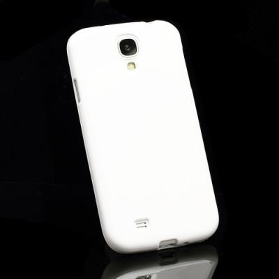 Samsung Galaxy S4 i9505 baltas silikoninis TPU dėklas (dėkliukas, nugarėlė) (Samsung Galaxy S IV i9505, i9500, i9502 dėklas) / P
