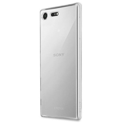 Sony Xperia XZ Premium dzidrs (caurspīdīgs) cieta silikona TPU apvalks / Vacins.lv