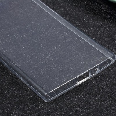 Sony Xperia XZ Premium dzidrs (caurspīdīgs) cieta silikona TPU apvalks / Vacins.lv