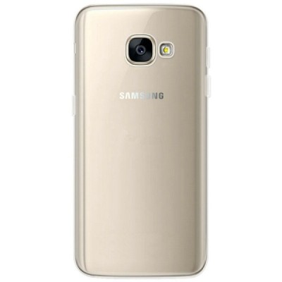 Samsung Galaxy A5 2017 (A520) skaidrus (permatomas) kieto silikono TPU ploniausias pasaulyje bespalvis dėklas / Priedai.lt