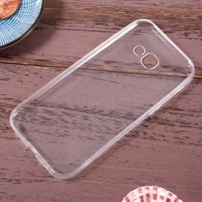 Samsung Galaxy A5 2017 (A520) dzidrs (caurspīdīgs) cieta silikona TPU pasaulē planākais apvalks / Vacins.lv