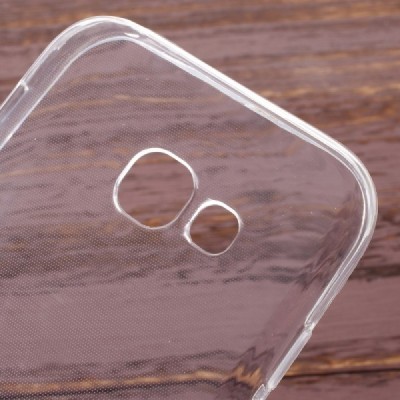 Samsung Galaxy A5 2017 (A520) dzidrs (caurspīdīgs) cieta silikona TPU pasaulē planākais apvalks / Vacins.lv