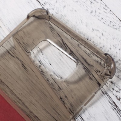 Samsung Galaxy S8 (G950) (permatomas) kieto silikono TPU ploniausias pasaulyje pilkas dėklas / Priedai.lt