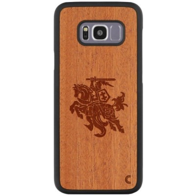Samsung Galaxy S8 (G950) „Crafted Cover“ Vytis dabīga koka telefona apvalks / Vacins.lv