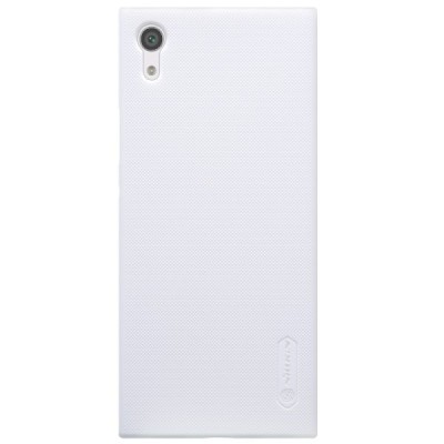 Nillkin Frosted Shield Sony Xperia XA1 (G3121, G3123, G3125, G3112, G3116) balts plastmasas futrālis + ekrāna aizsargplēve / Vac