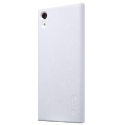 Nillkin Frosted Shield Sony Xperia XA1 (G3121, G3123, G3125, G3112, G3116) balts plastmasas futrālis + ekrāna aizsargplēve / Vac
