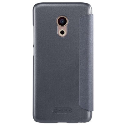 Meizu Pro 6 pilkas odinis atverčiamas Nillkin Sparkle dėklas / Priedai.lt