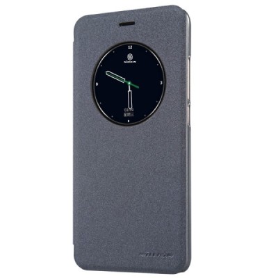 Meizu Pro 6 pilkas odinis atverčiamas Nillkin Sparkle dėklas / Priedai.lt
