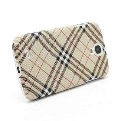 „Burberry“ stiliaus šviesiai rudas Samsung Galaxy S4 i9500, i9505, i9502 dėklas (dėkliukas, nugarėlė) / Priedai.lt