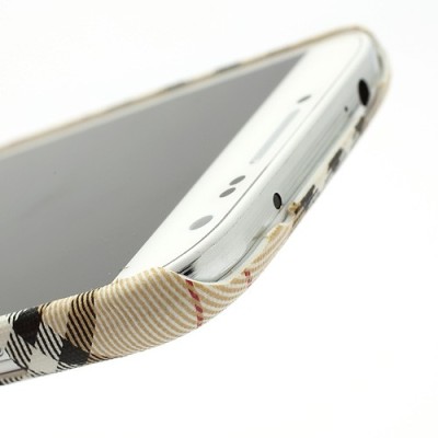 „Burberry“ stiliaus šviesiai rudas Samsung Galaxy S4 i9500, i9505, i9502 dėklas (dėkliukas, nugarėlė) / Priedai.lt