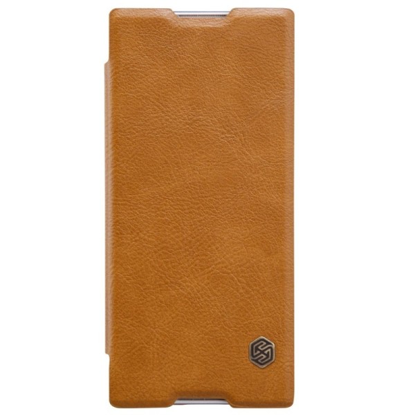 „Nillkin“ Qin atverčiamas dėklas - rudas (Xperia XA1)