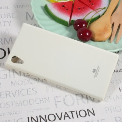 Sony Xperia XA1 Mercury balts cieta silikona (TPU) apvalks / vacins.lv