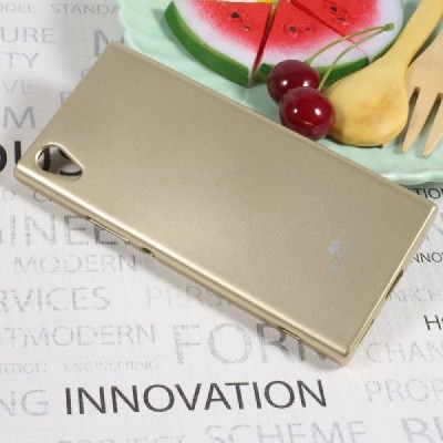 Sony Xperia XA1 Mercury auksinis kieto silikono tpu dėklas - nugarėlė / Priedai.lt