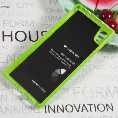 Sony Xperia XA1 Mercury zaļš cieta silikona (TPU) apvalks / Vacins.lv