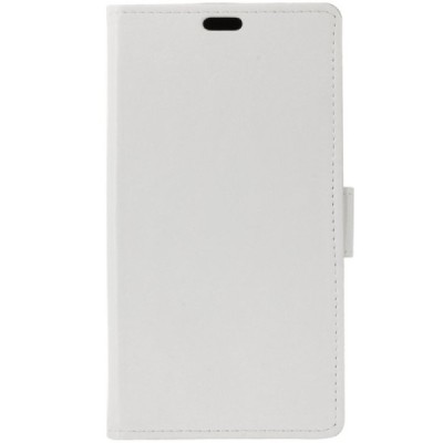 HTC U11 (U11 Dual) atvēramais ādas balts maciņš (maks) / Vacins.lv