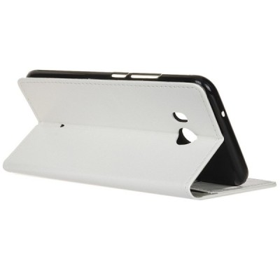 HTC U11 (U11 Dual) atvēramais ādas balts maciņš (maks) / Vacins.lv