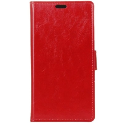 HTC U11 (U11 Dual) atvēramais ādas sarkans maciņš (maks) / Vacins.lv