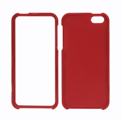 Raudonas Snap-on plastikinis Apple iPhone SE (5, 5s) dėklas (dėkliukas, nugarėlė) / Priedai.lt