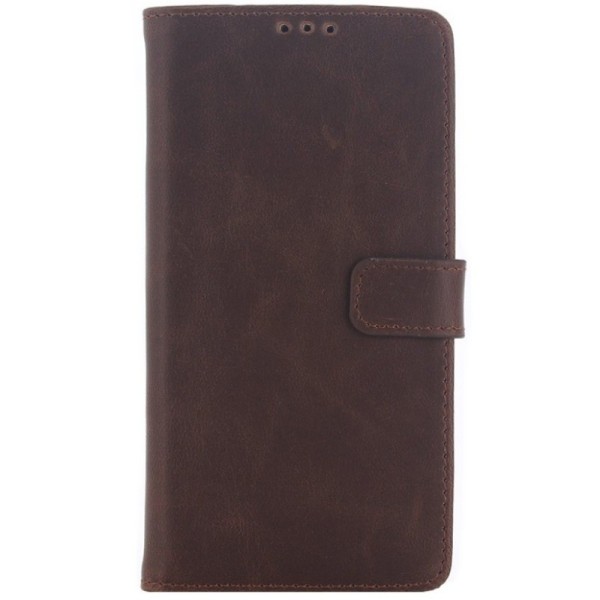 „Retro“ atvēramais maciņš - tumši brūns (Xperia L1)