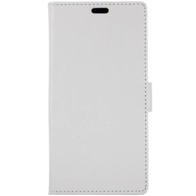 Xiaomi Redmi 4X atvēramais ādas balts maciņš, grāmata (maks) / Vacins.lv