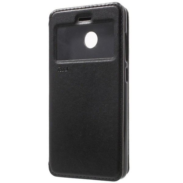 „Roar“ atvēramais maciņš ar lodziņu - melns (Redmi 3s)