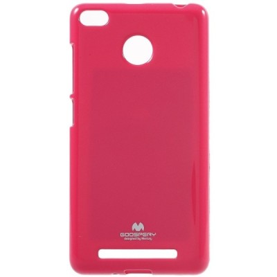 Xiaomi Redmi 3s Mercury tumši rozs cieta silikona (TPU) apvalks / vacins.lv