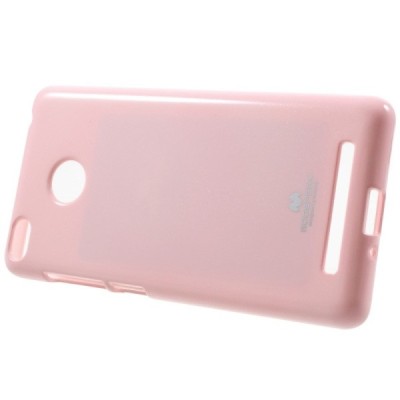Xiaomi Redmi 3s rožinis Mercury kieto silikono (TPU) dėklas - nugarėlė / Priedai.lt
