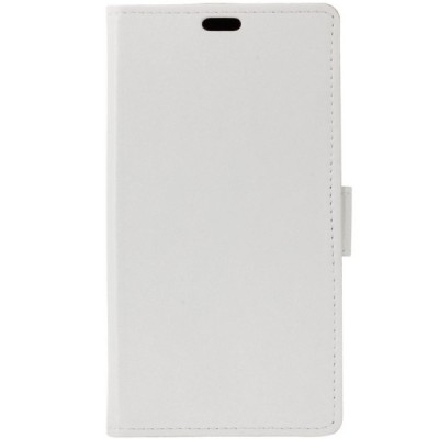 Xiaomi Mi 5S atvēramais ādas balts maciņš, grāmata (maks) / Vacins.lv