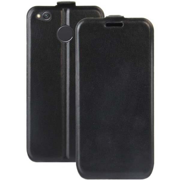 Vertikaliai atverčiamas dėklas - juodas (Redmi 4X)