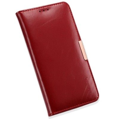 „Kalaideng“ Royale atverčiamas bordo odinis Samsung Galaxy S8+ (G955) dėklas / Priedai.lt