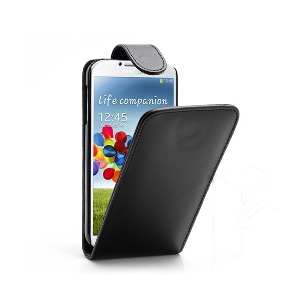 Klasikinis atverčiamas dėklas - juodas (Galaxy S4)