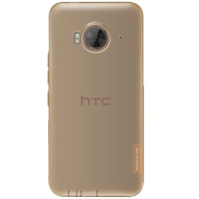 HTC One ME Nillkin Nature dzidrs (caurspīdīgs) silikona brūns apvalks / Vacins.lv