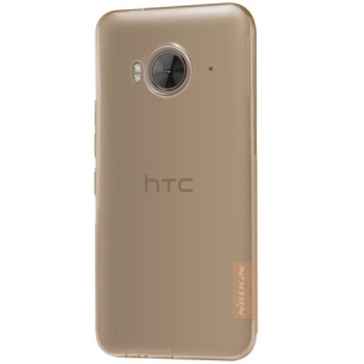 HTC One ME Nillkin Nature dzidrs (caurspīdīgs) silikona brūns apvalks / Vacins.lv