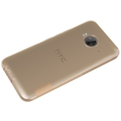 HTC One ME Nillkin Nature dzidrs (caurspīdīgs) silikona brūns apvalks / Vacins.lv