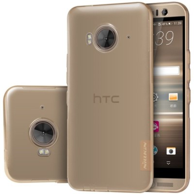 HTC One ME Nillkin Nature dzidrs (caurspīdīgs) silikona brūns apvalks / Vacins.lv