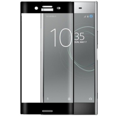 Sony Xperia XZ Premium (Sony Xperia XZ Premium Dual) 3D Rewan Tempered Glass melns ekrāna aizsargstikls / Vacins.lv