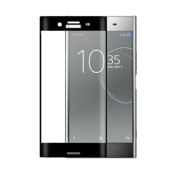 „3D Rewan“ Tempered Glass ekrāna aizsargstikls 0.26 mm - melns (Xperia XZ Premium)