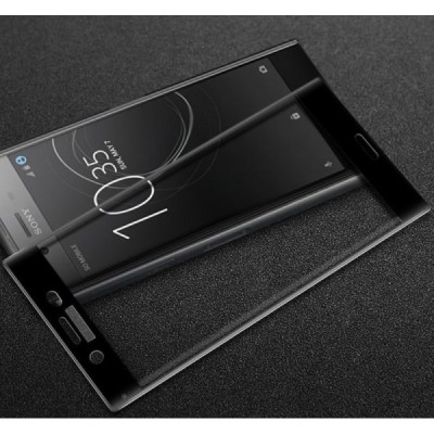Sony Xperia XZ Premium (Sony Xperia XZ Premium Dual) 3D Rewan Tempered Glass melns ekrāna aizsargstikls / Vacins.lv