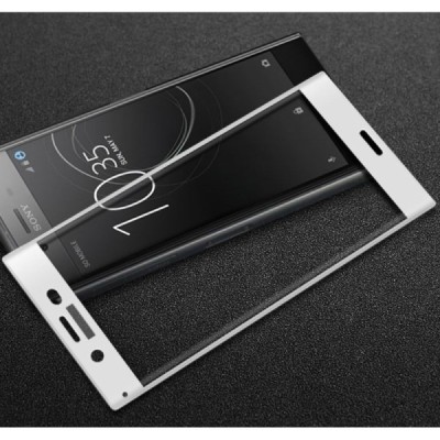 Sony Xperia XZ Premium (Sony Xperia XZ Premium Dual) „3D Rewan“ 9H Tempered Glass sustiprintos apsaugos baltas pilnai dengiantis
