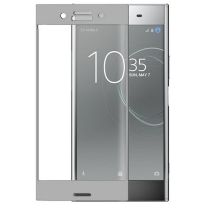 Sony Xperia XZ Premium (Sony Xperia XZ Premium Dual) 3D Rewan Tempered Glass sudrabs ekrāna aizsargstikls / Vacins.lv