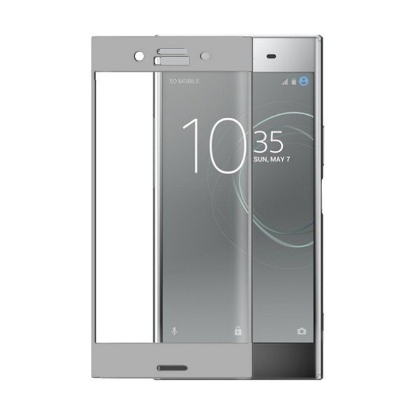 „3D Rewan“ Tempered Glass ekrāna aizsargstikls 0.26 mm - sudrabs (Xperia XZ Premium)