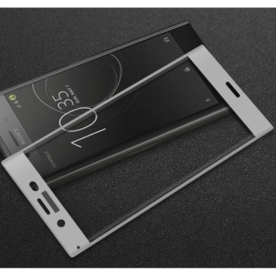 Sony Xperia XZ Premium (Sony Xperia XZ Premium Dual) 3D Rewan Tempered Glass sudrabs ekrāna aizsargstikls / Vacins.lv